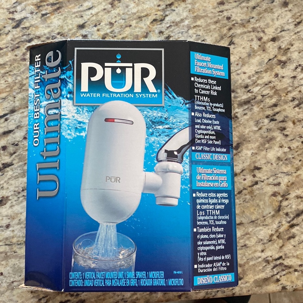 Pur water filtration system